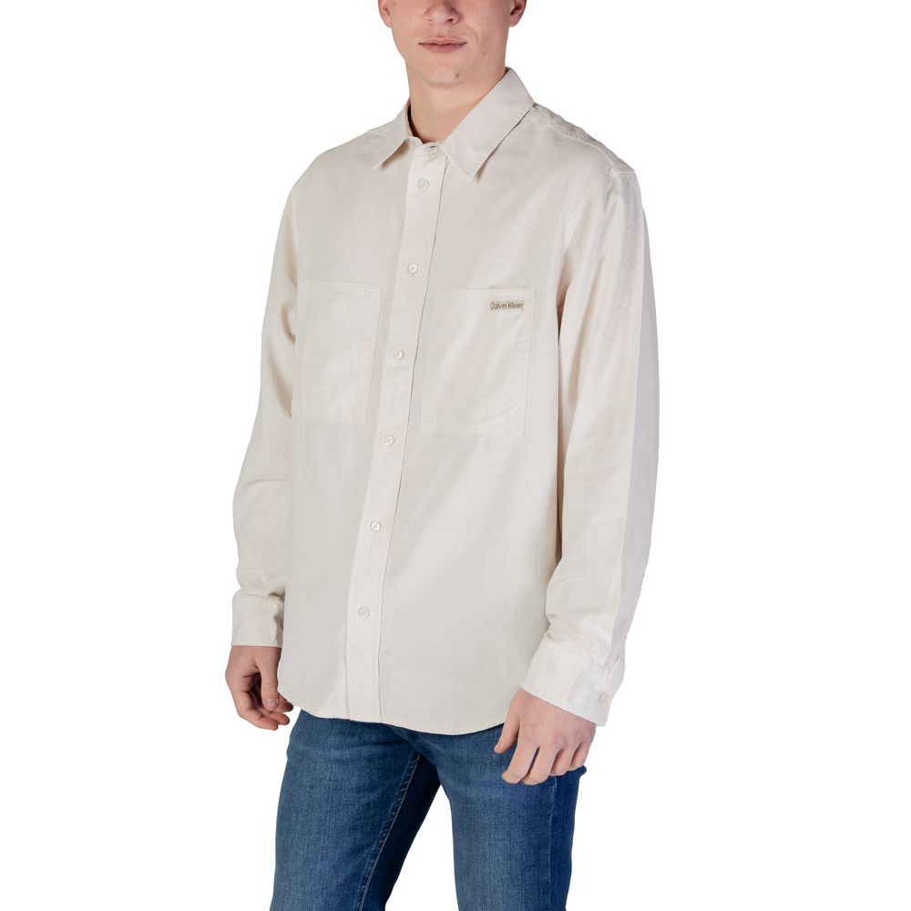 Calvin Klein Jeans Beige Recycled Cotton Clothing