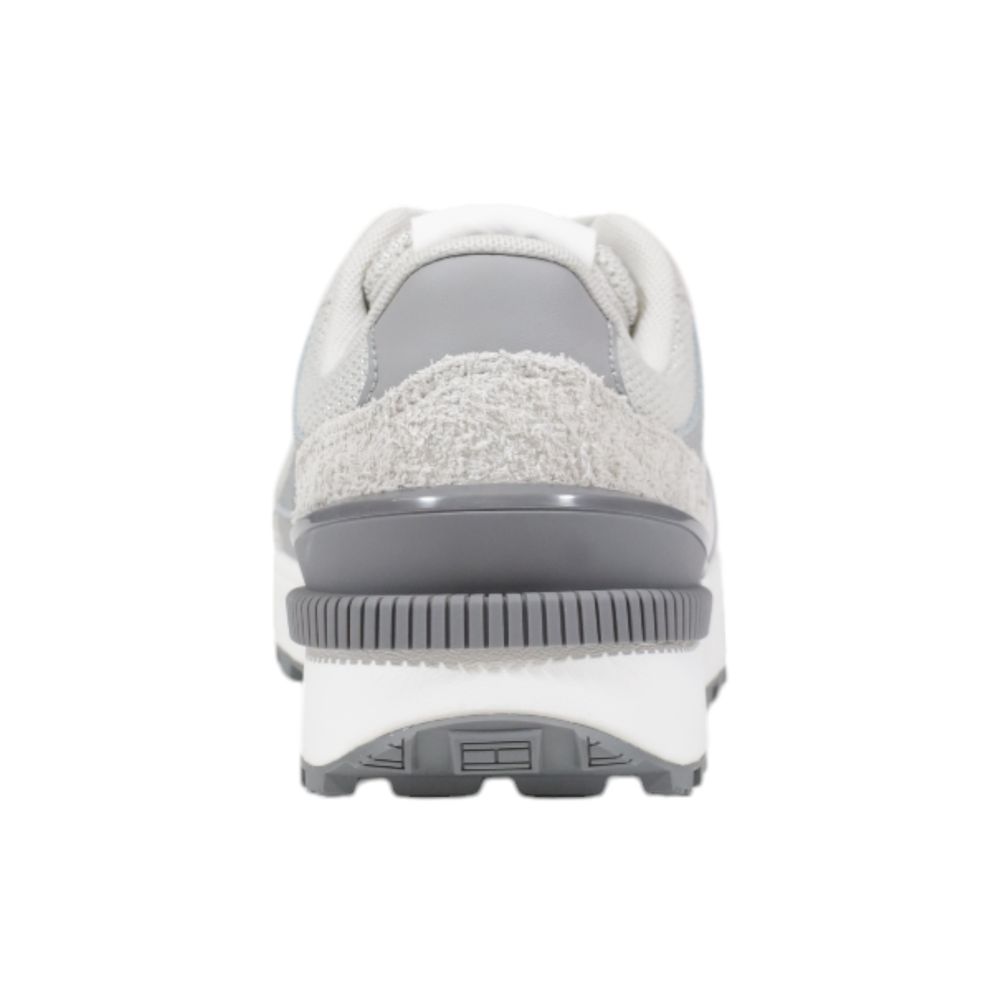 Tommy Hilfiger Jeans Grey Athletic Sneakers for Women side view