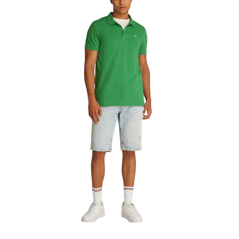 Polo Bicolore en Coton Tommy Hilfiger Jeans