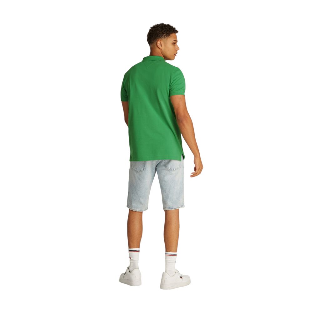 Polo Bicolore en Coton Tommy Hilfiger Jeans