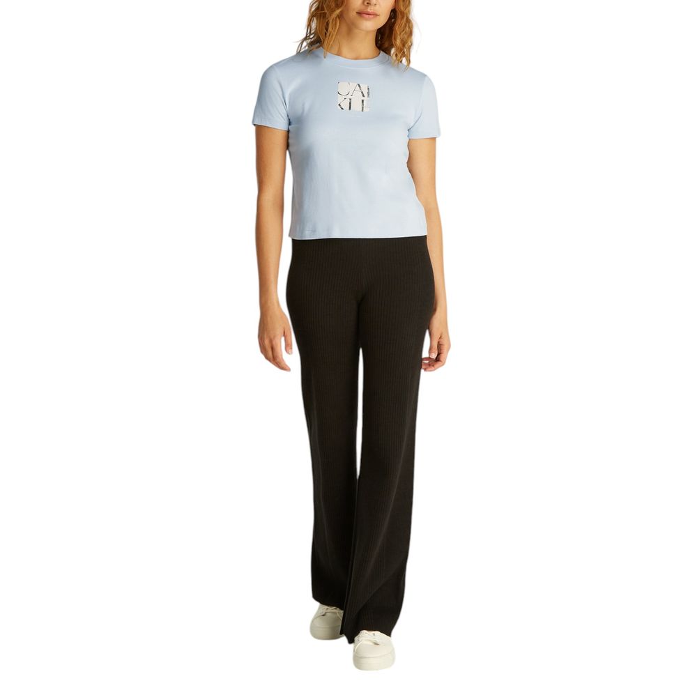 T-shirt Calvin Klein Jeans bleu en coton recyclé