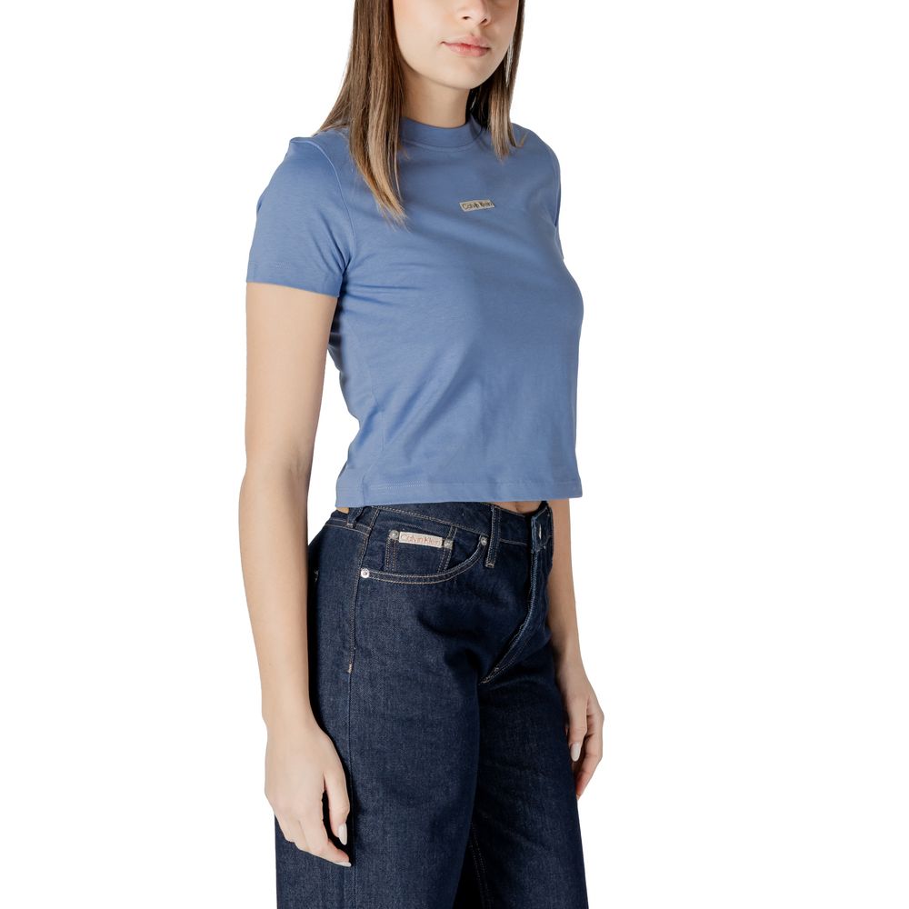 Calvin Klein Jeans Sportswear bleu en coton recyclé