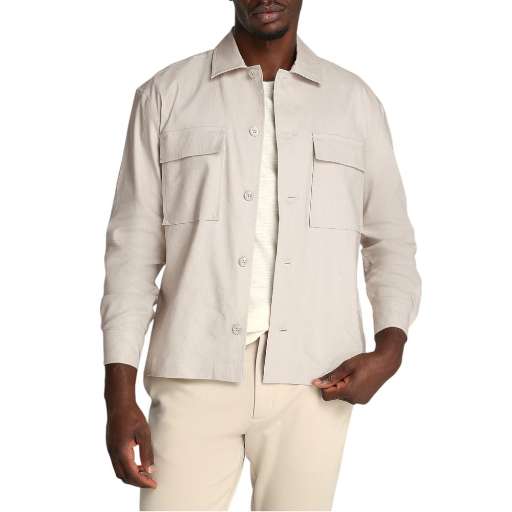 Calvin Klein Beige Coat for Men