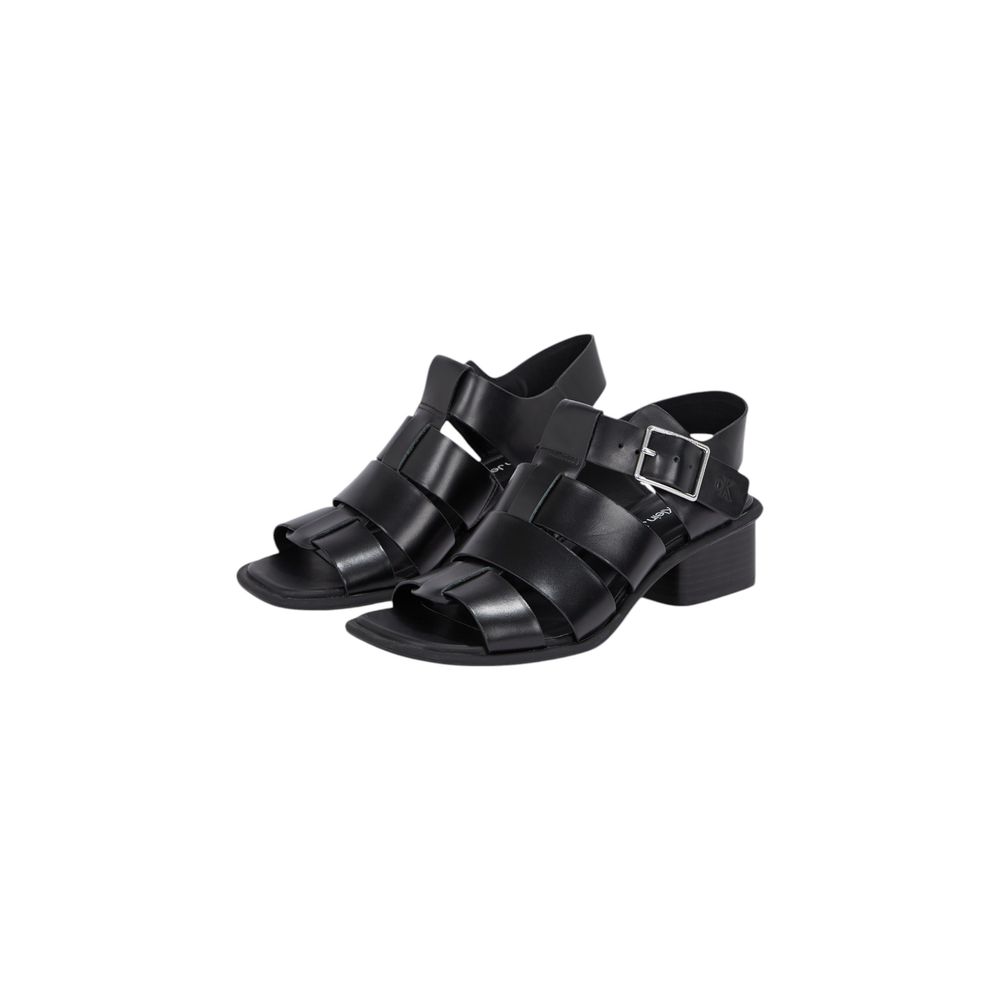 Calvin Klein Jeans Black Flat for Women side view