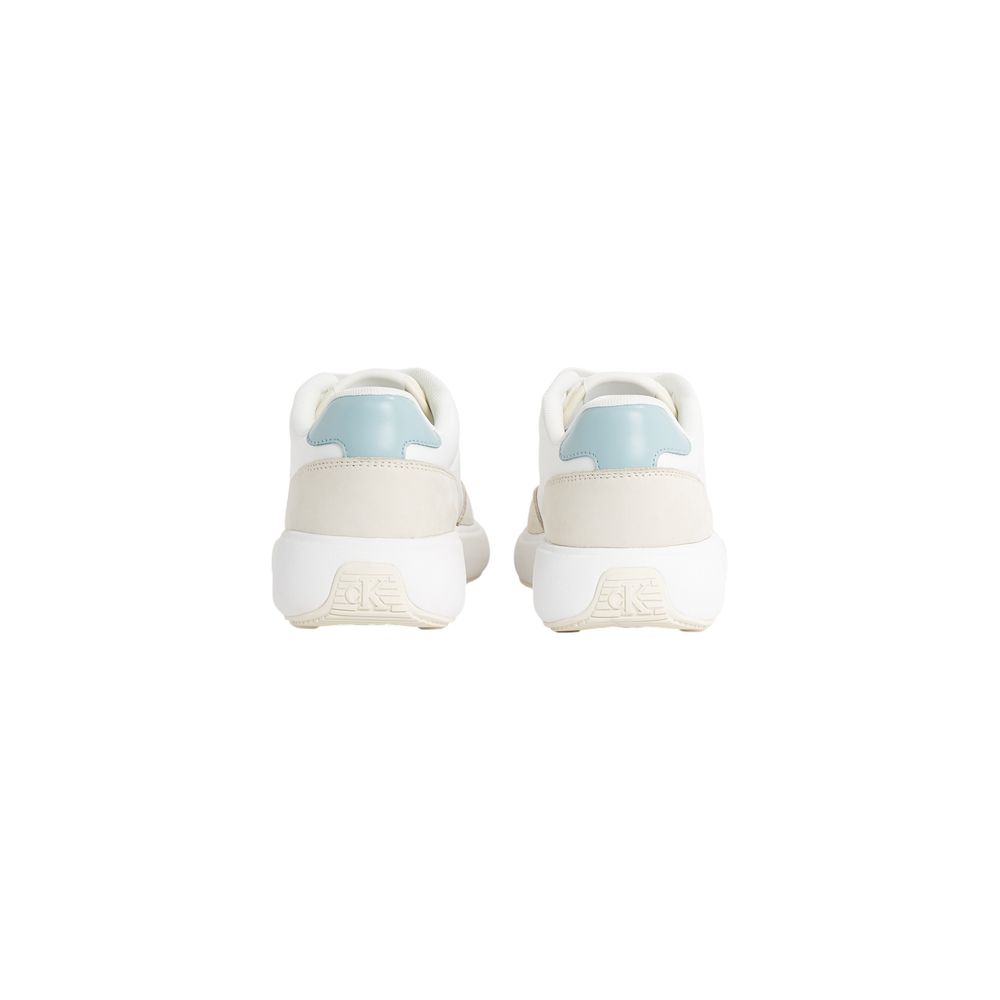 Calvin Klein Jeans Beige Athletic Sneakers for Women side view