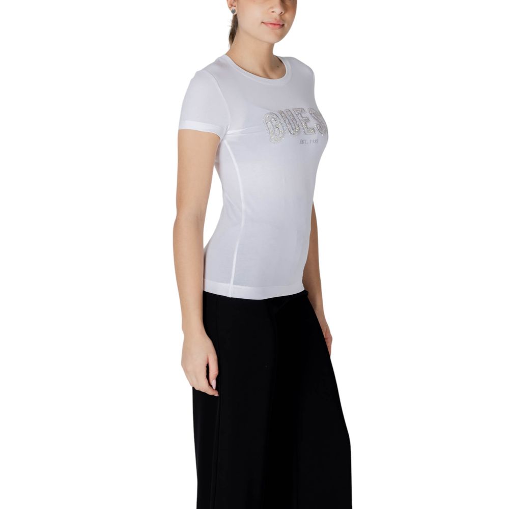 Guess White T-Shirt for Women detail view