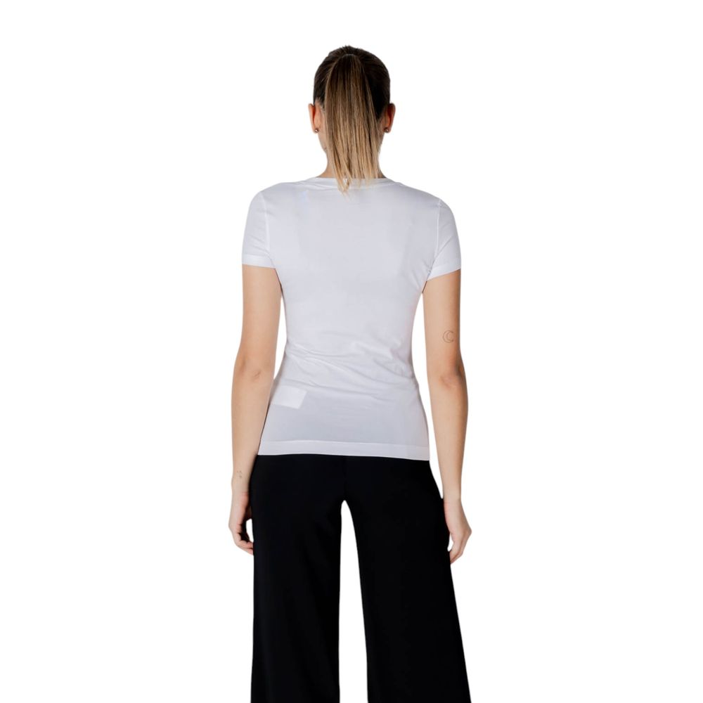 Guess White T-Shirt for Women side view