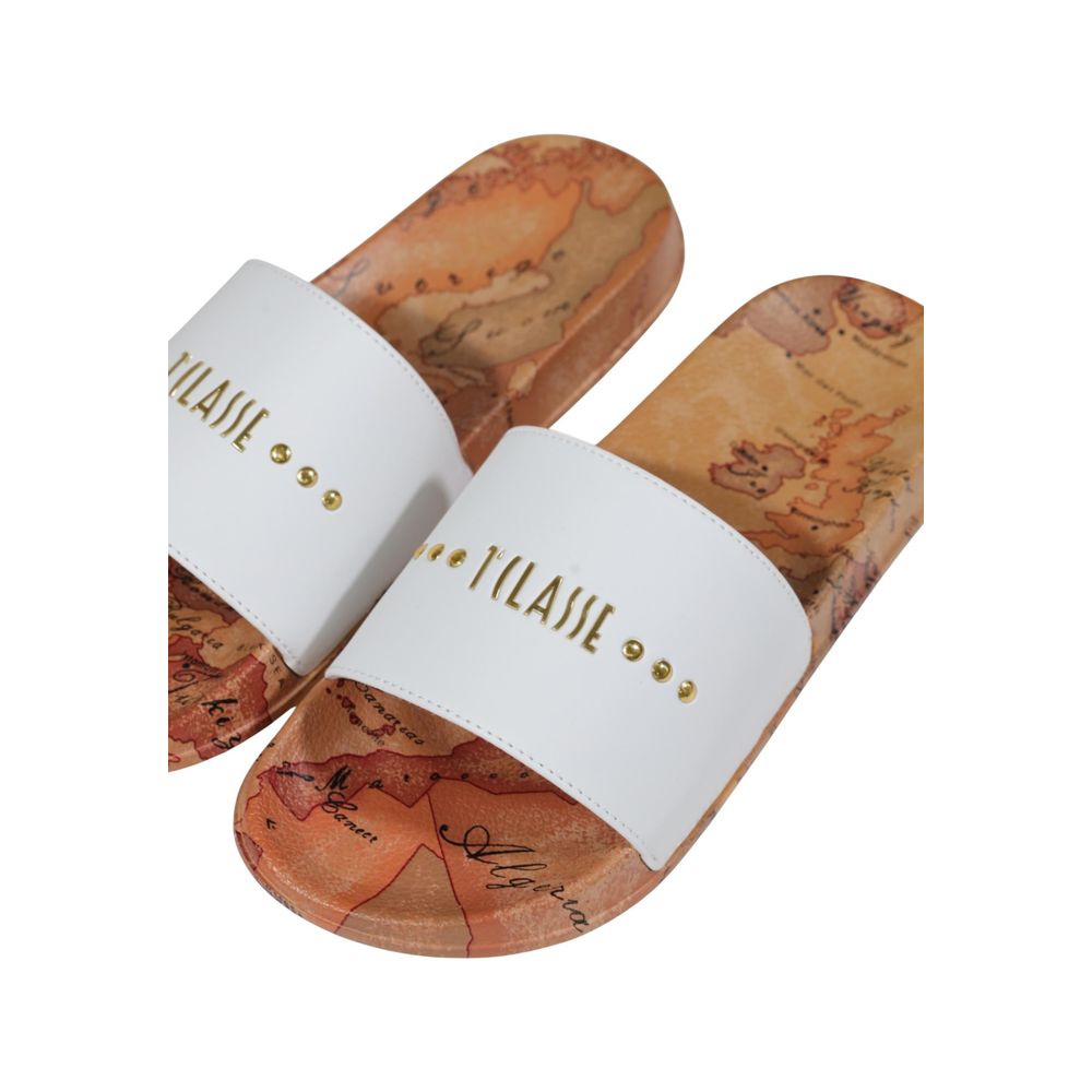 Mules Alviero Martini Prima Classe en polyéthylène blanc