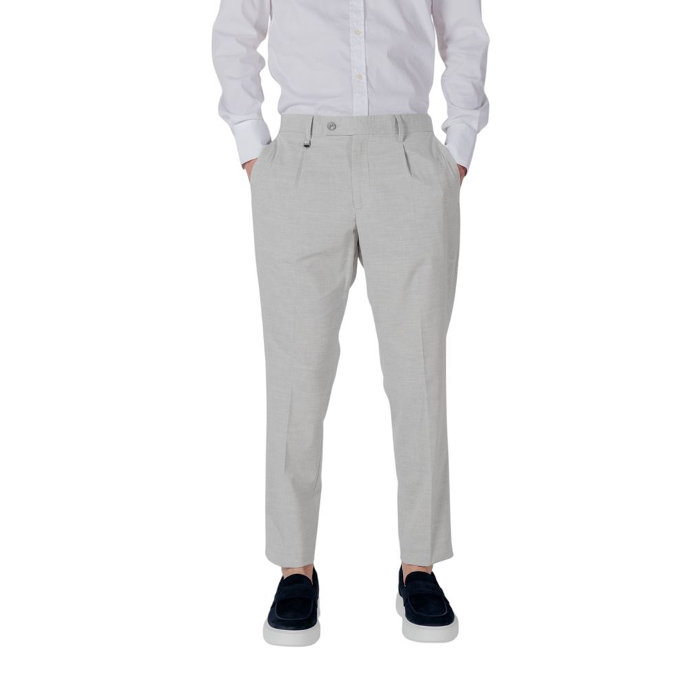 Antony Morato Pantalon habillé gris en polyester