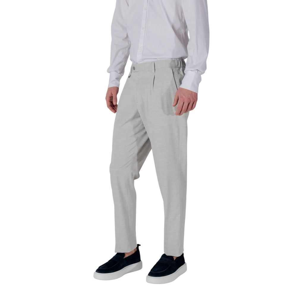 Antony Morato Pantalon habillé gris en polyester
