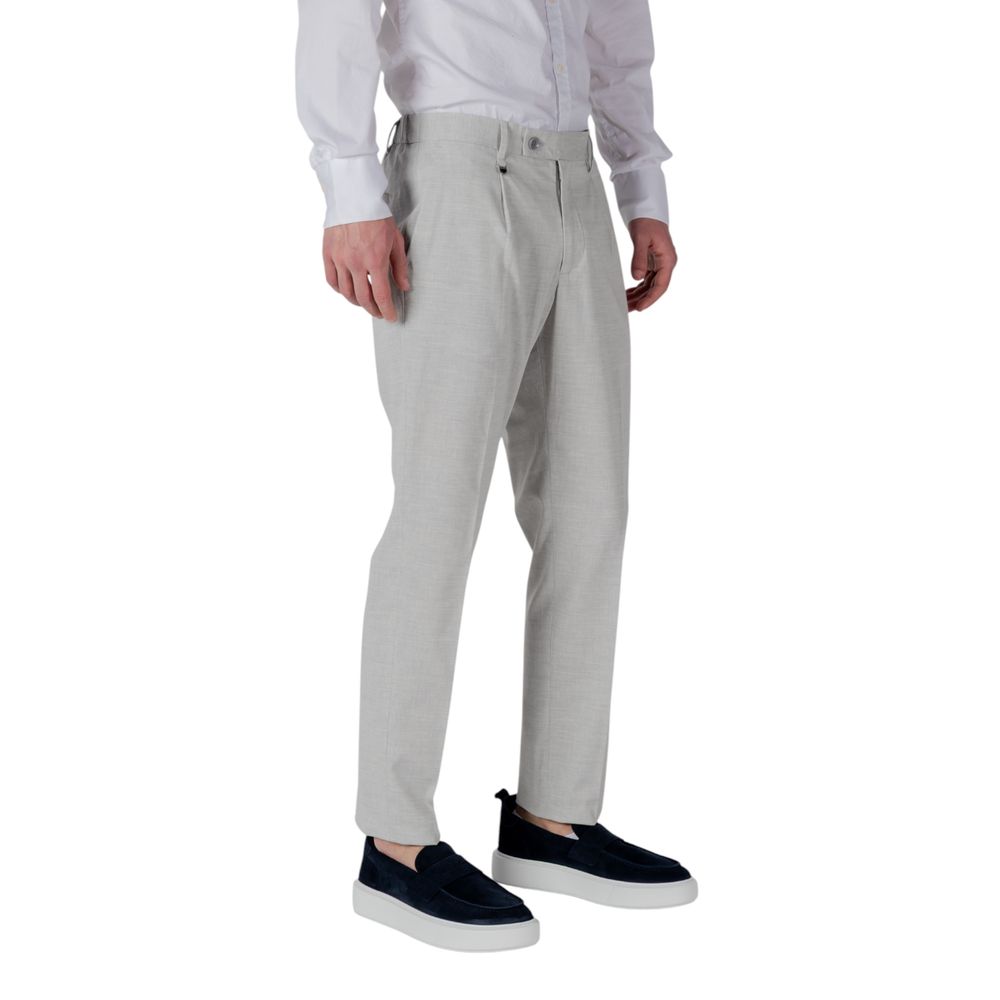 Antony Morato Pantalon habillé gris en polyester