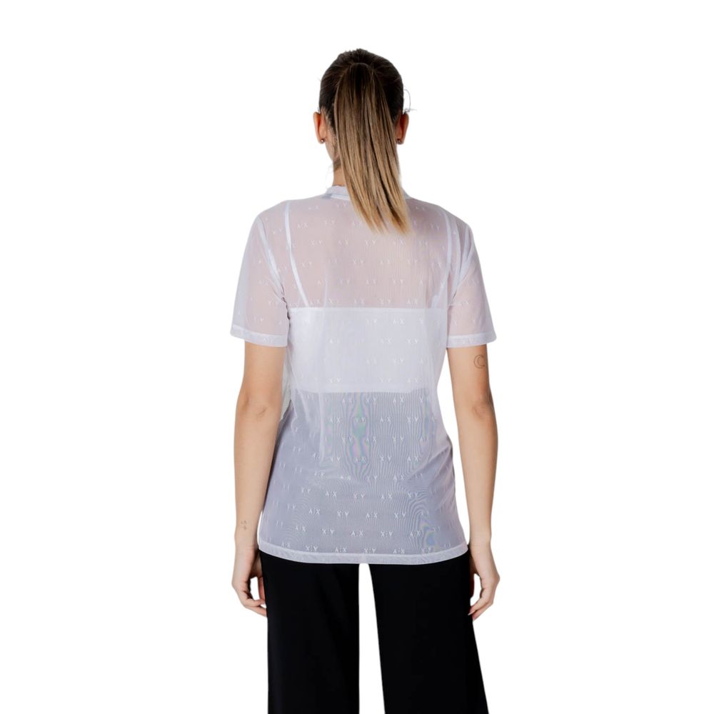 Armani Exchange White T-Shirt for Women alternate view