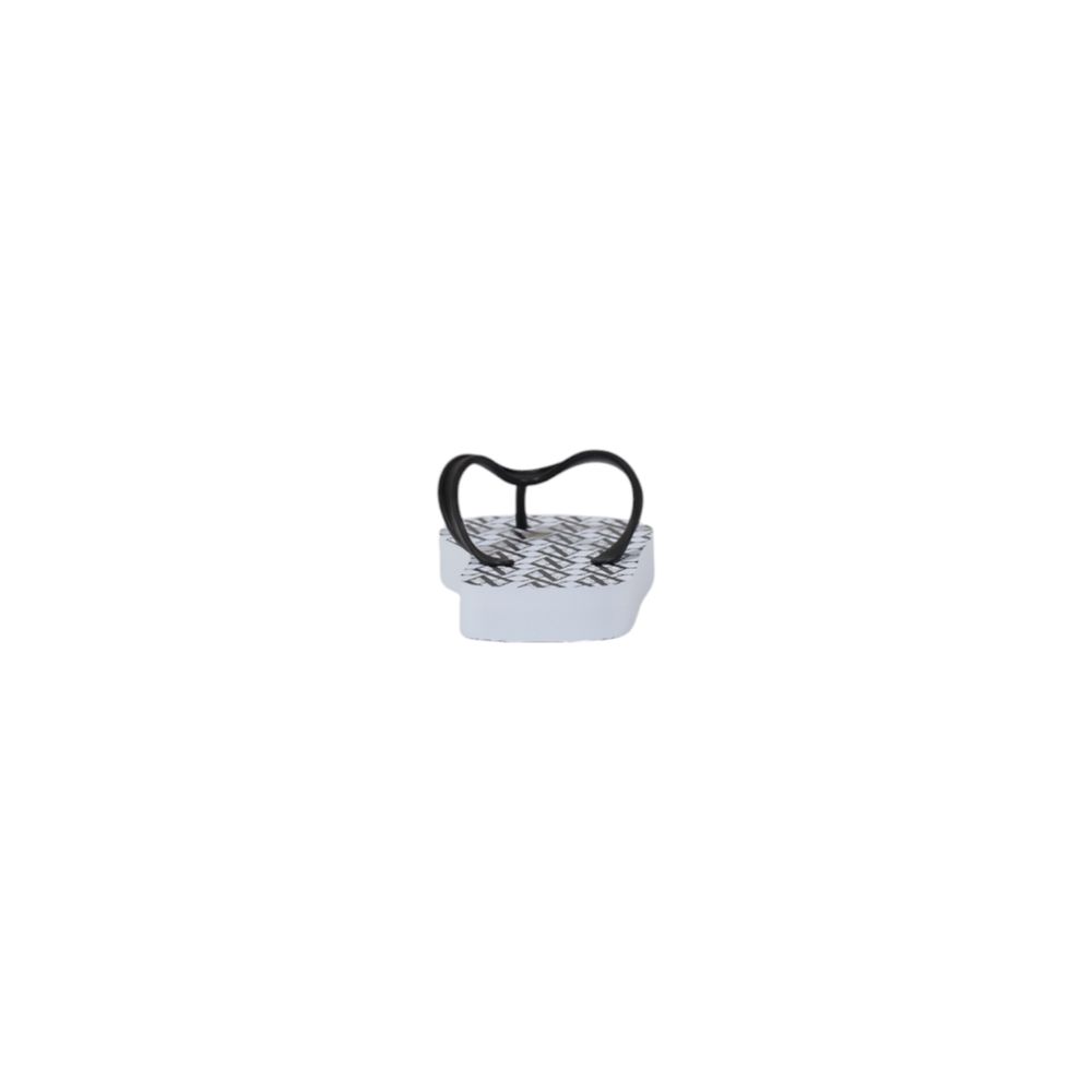 Tongs en caoutchouc blanc Armani Exchange