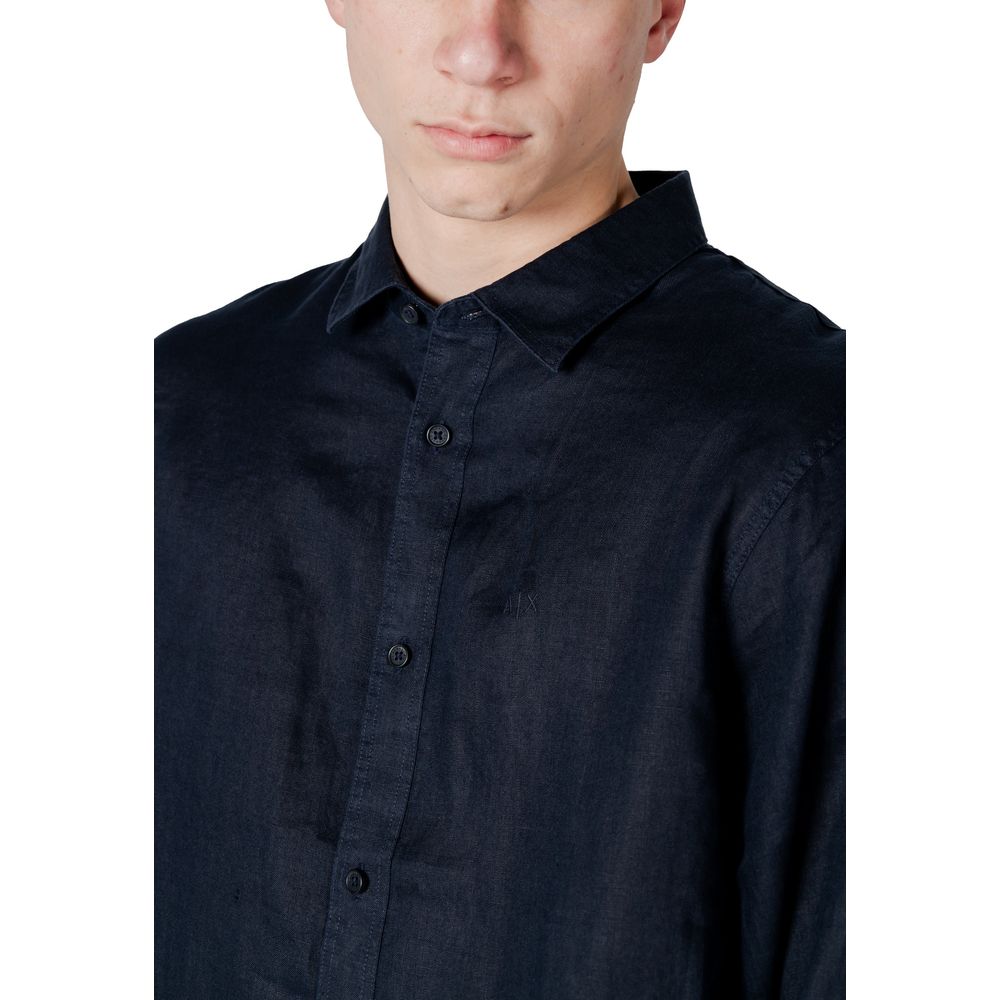 Armani Exchange Blue Dress Shirt for Men additional view