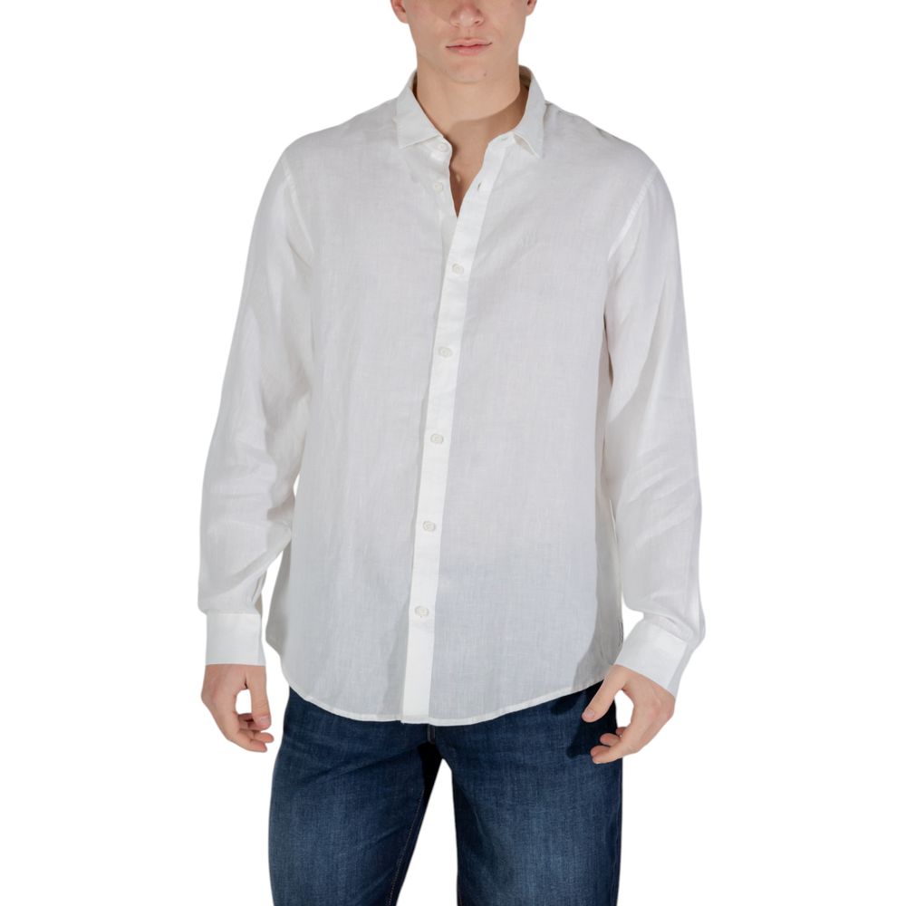 Armani Exchange White Dress Shirt for Men