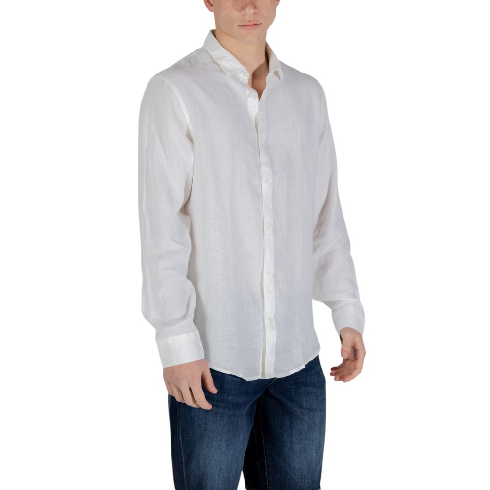 Armani Exchange White Dress Shirt for Men detail view