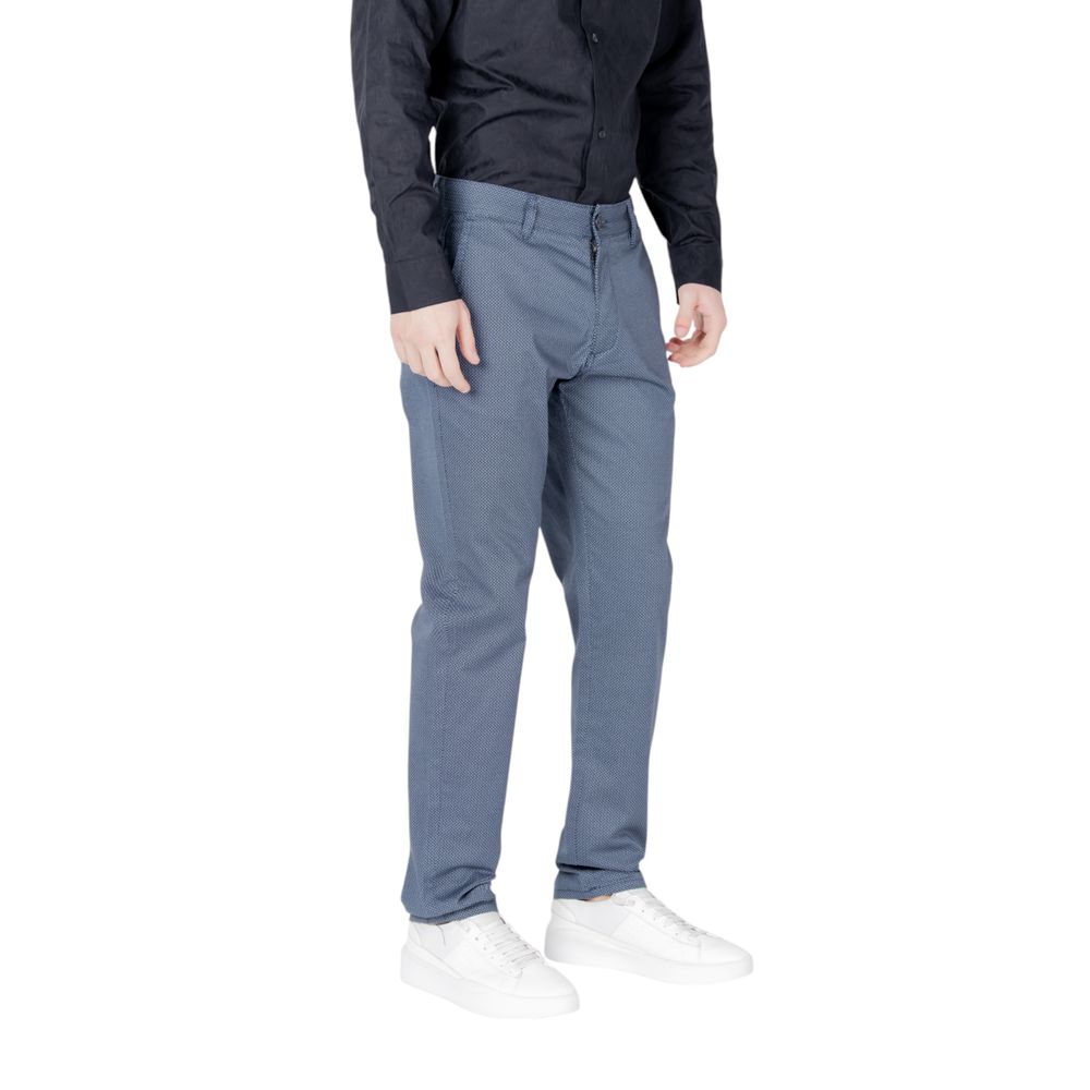 Armani Exchange Blue Skinny Pants for Men side view