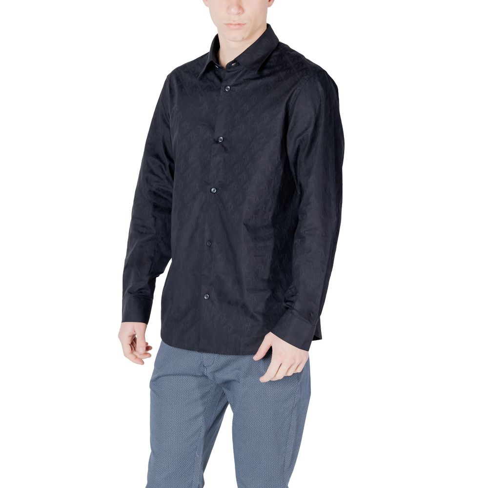 Armani Exchange Blue Shirt for Men side view