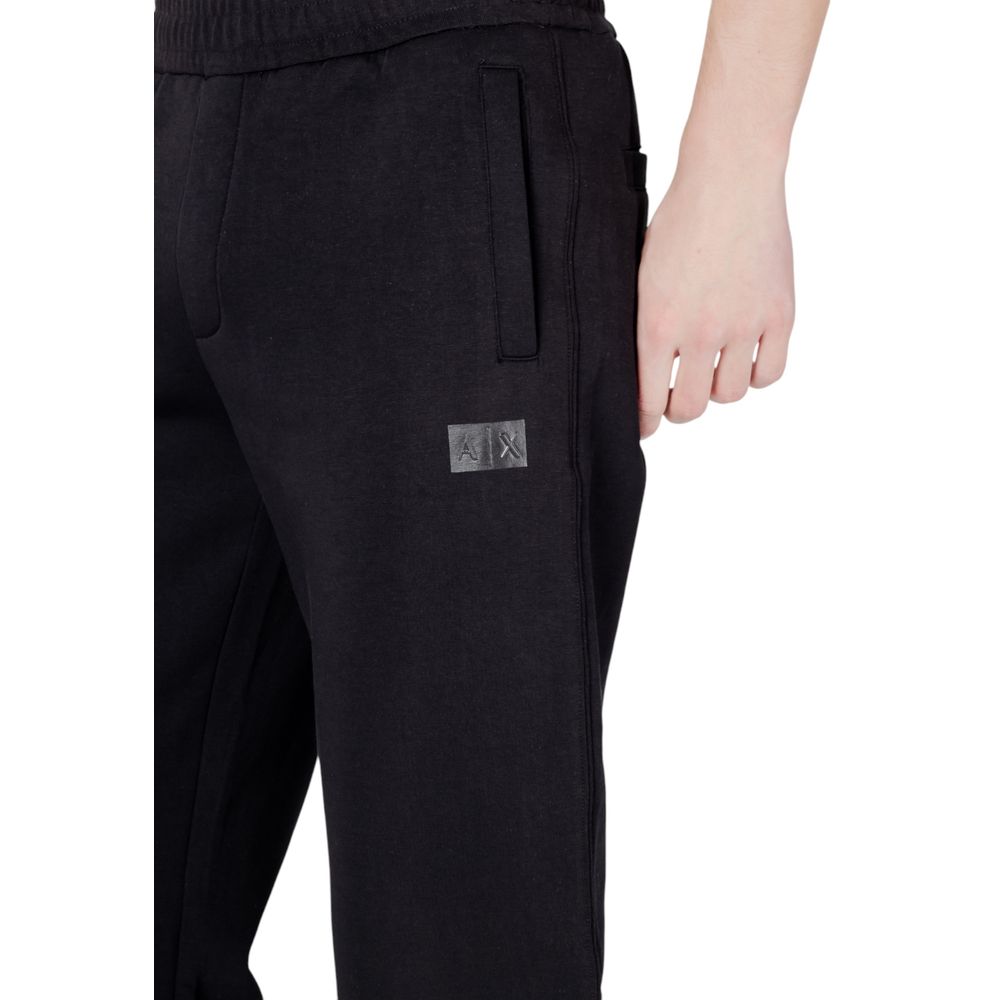 Armani Exchange Black Joggers for Men additional view