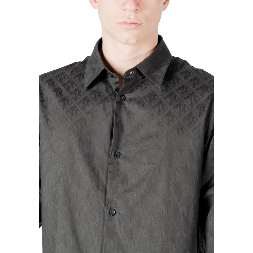 Armani Exchange Black Dress Shirt for Men additional view