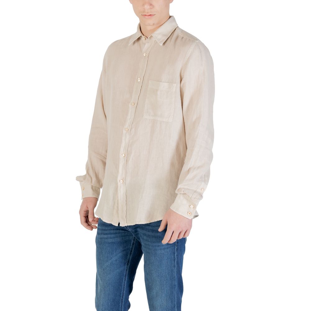 Hugo Boss Beige Shirt for Men side view