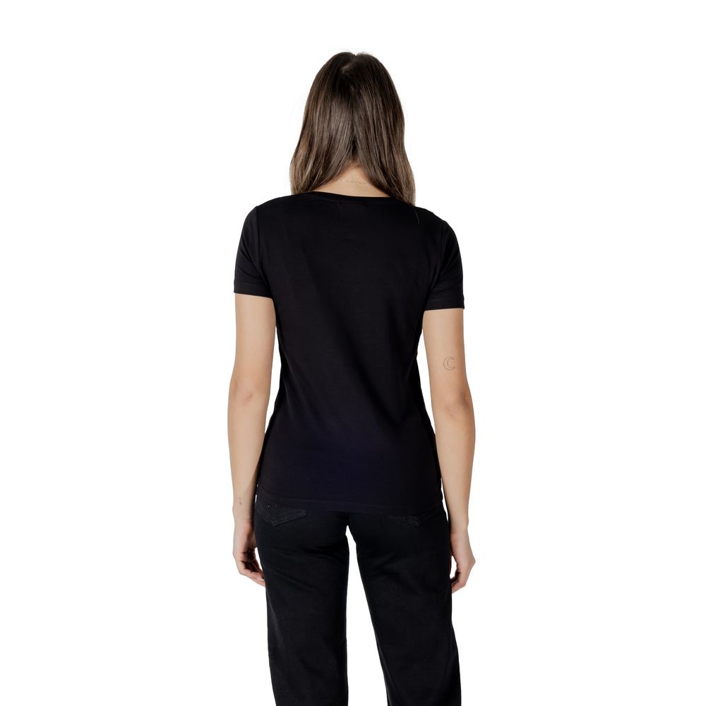 EA7 Emporio Armani Black T-Shirt for Women alternate view