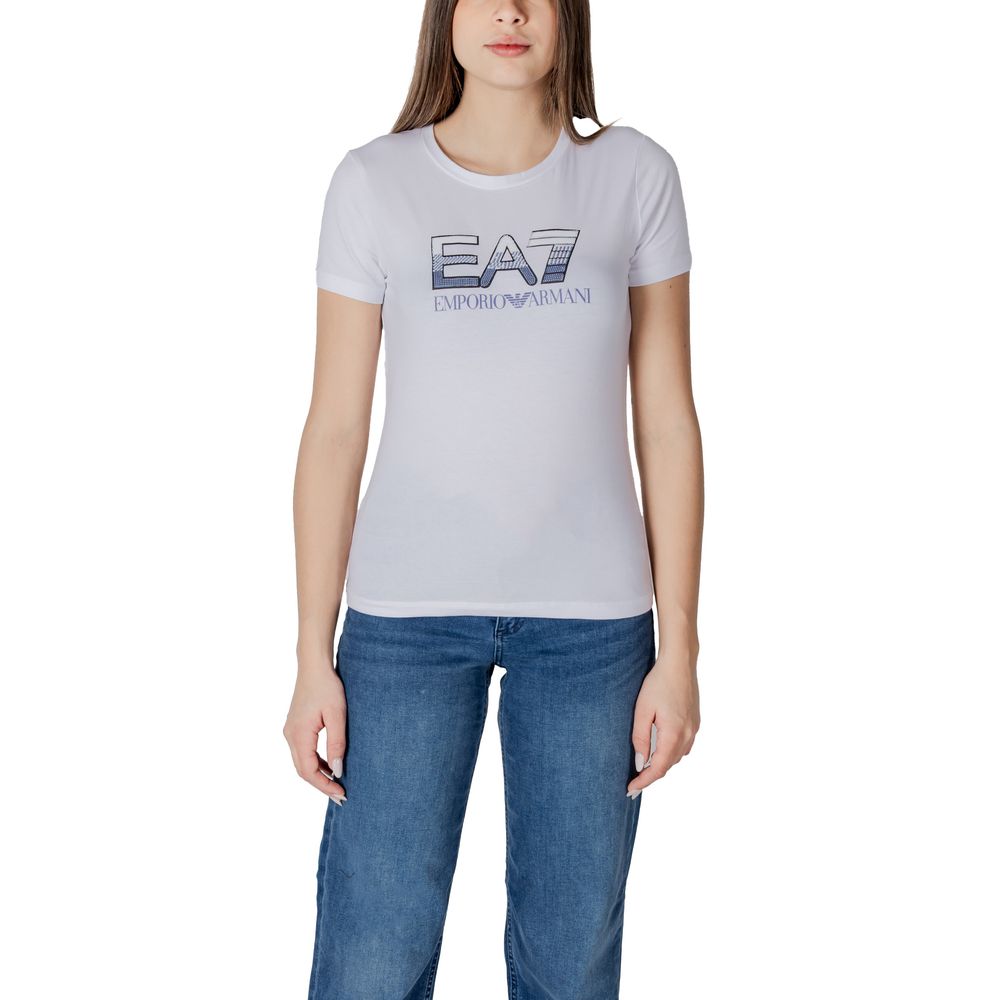 EA7 Emporio Armani White T-Shirt for Women