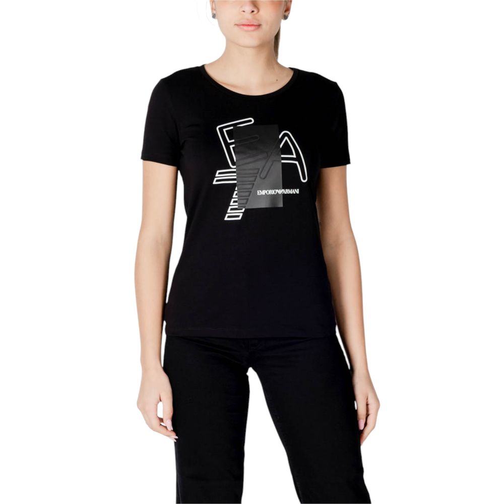 EA7 Emporio Armani Black T-Shirt for Women