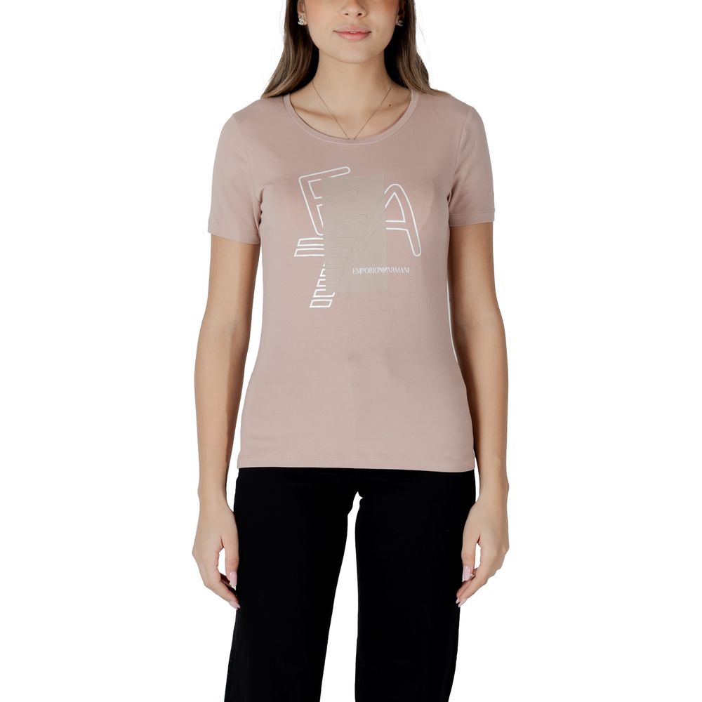 EA7 Emporio Armani Pink T-Shirt for Women