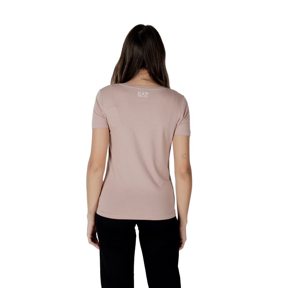 EA7 Emporio Armani Pink T-Shirt for Women alternate view