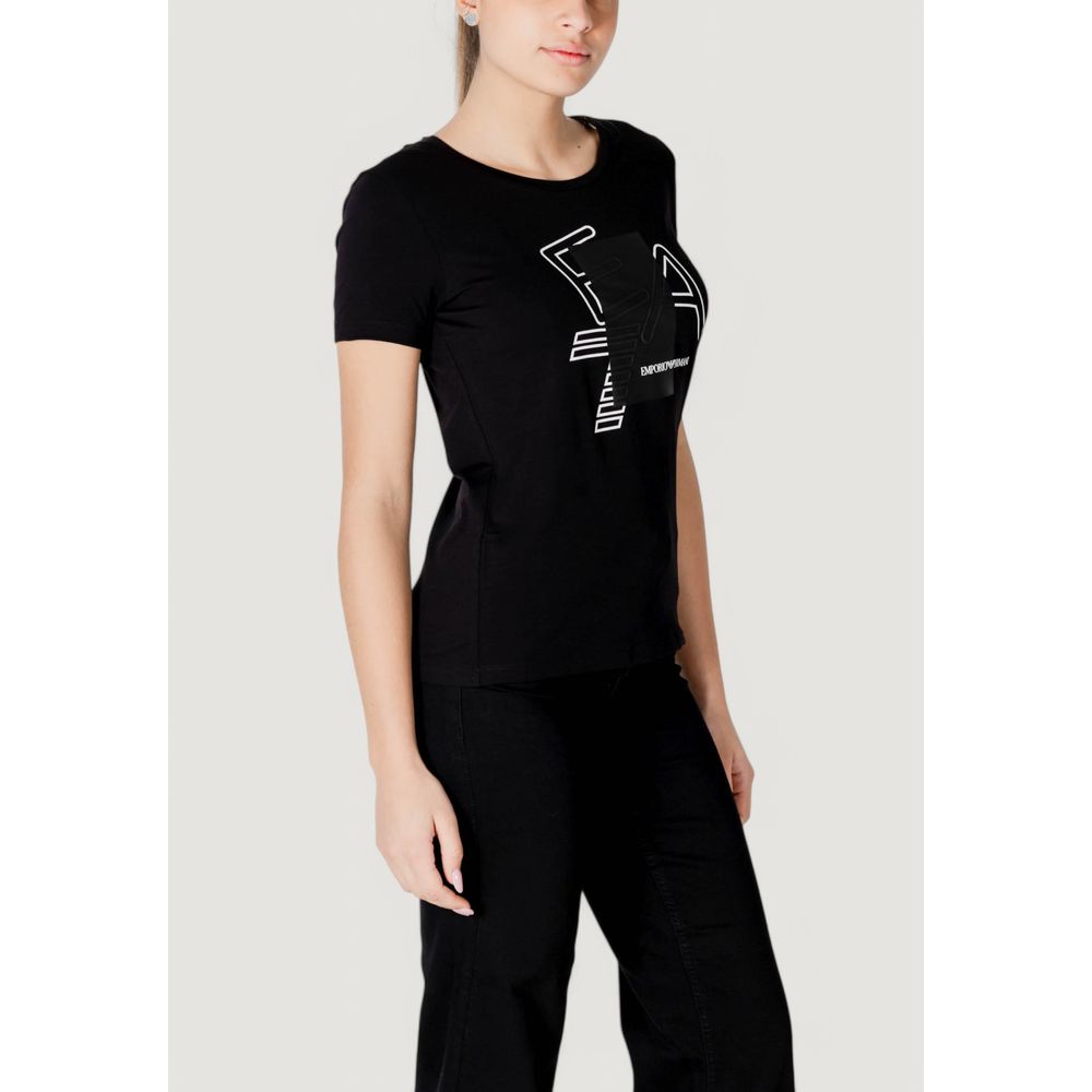 EA7 Emporio Armani Black T-Shirt for Women additional view