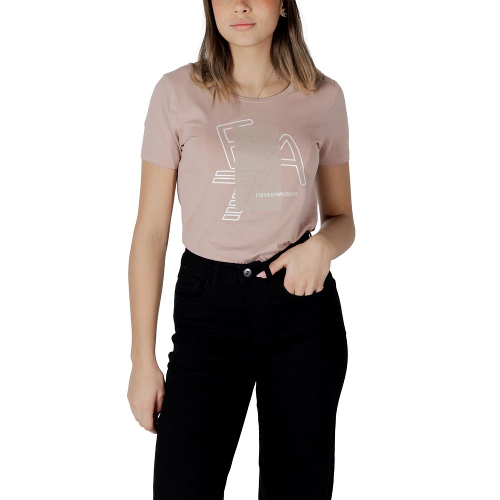 EA7 Emporio Armani Pink T-Shirt for Women additional view