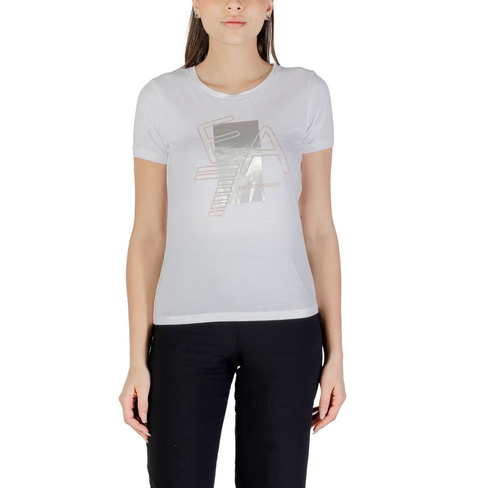 EA7 Emporio Armani White T-Shirt for Women