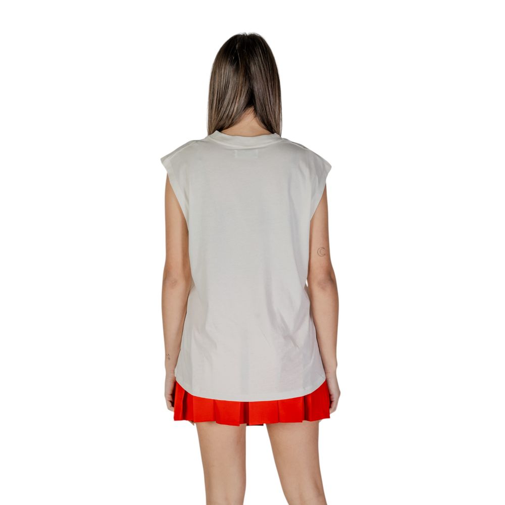 Replay White Tank Tops T for Women side view