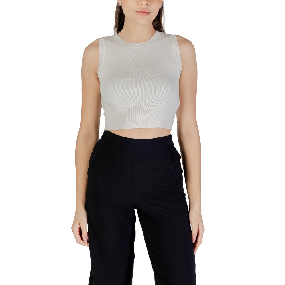 Jacqueline De Yong White Tank Tops T for Women