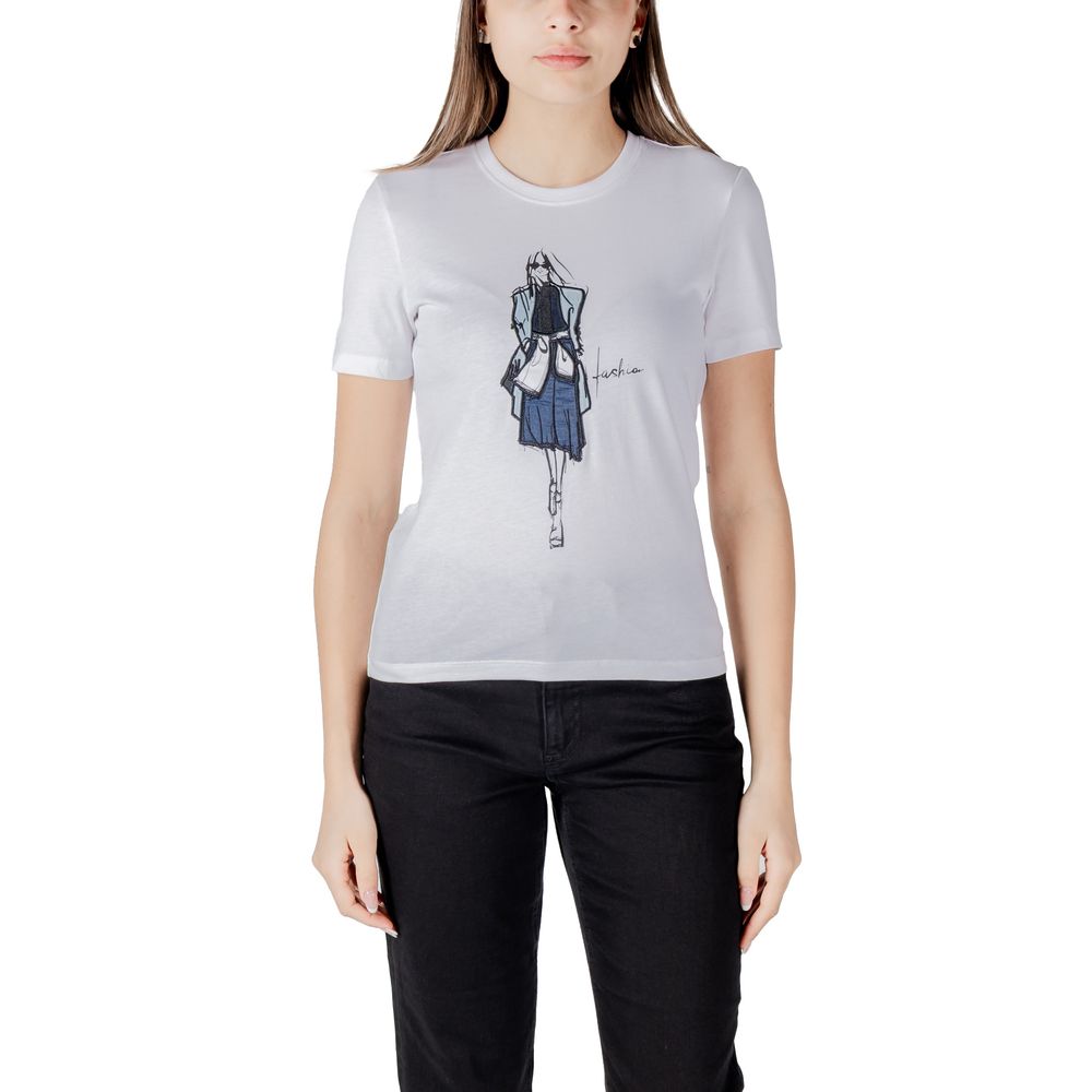 Only White Long Sleeve T-Shirt for Women