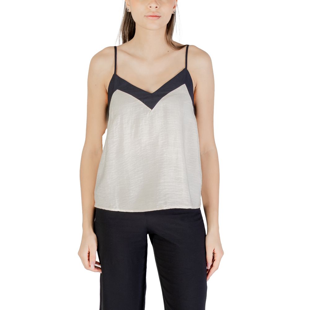 Haut en nylon beige Vero Moda