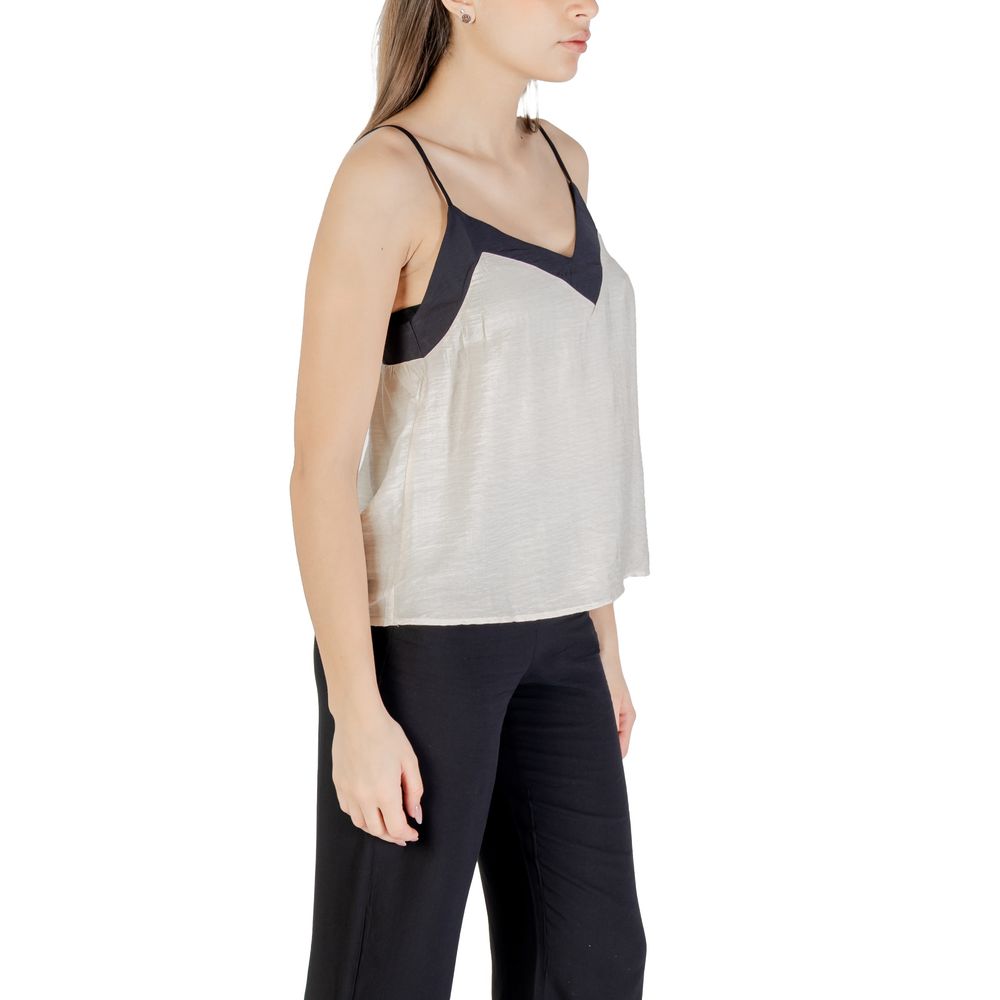 Haut en nylon beige Vero Moda