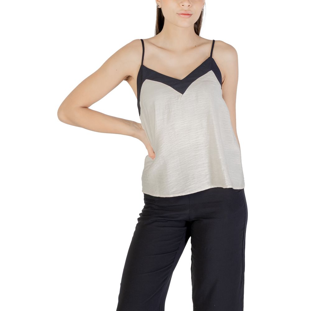 Haut en nylon beige Vero Moda