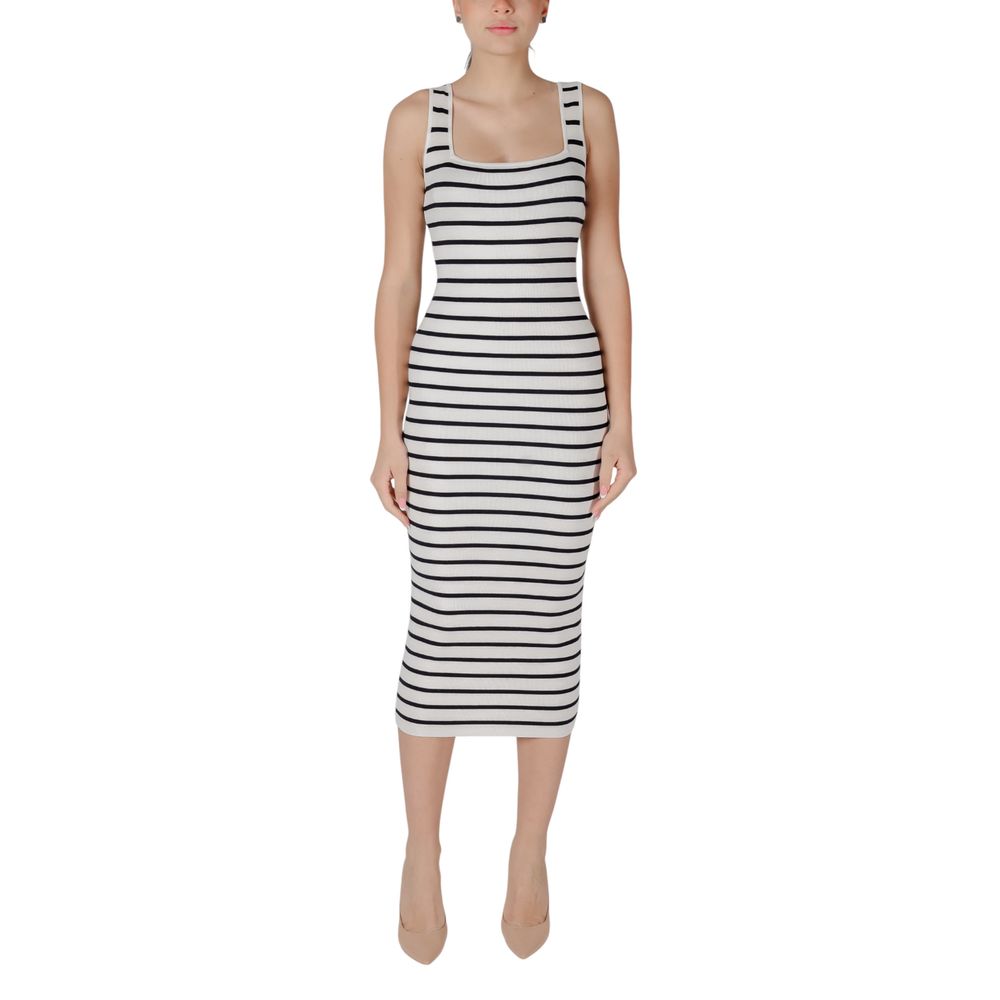 Morgan De Toi Beige Long Dress for Women