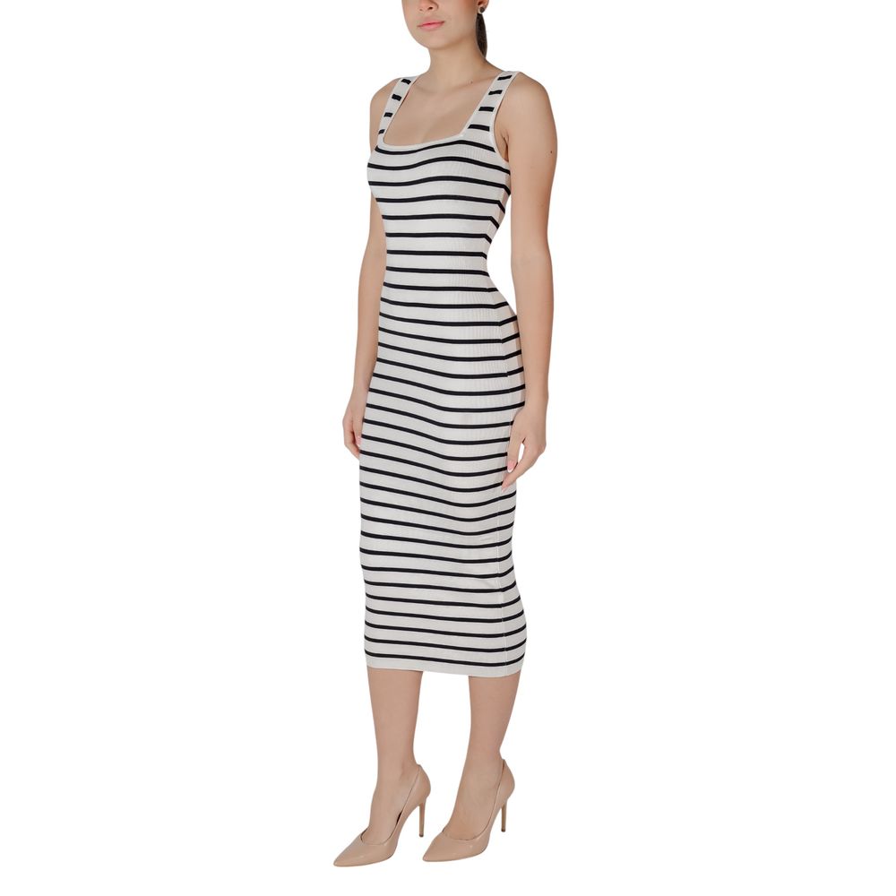 Morgan De Toi Beige Long Dress for Women detail view