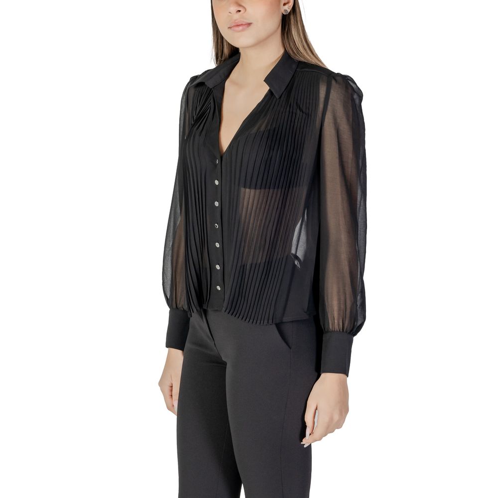 Morgan De Toi Black Blouse for Women side view