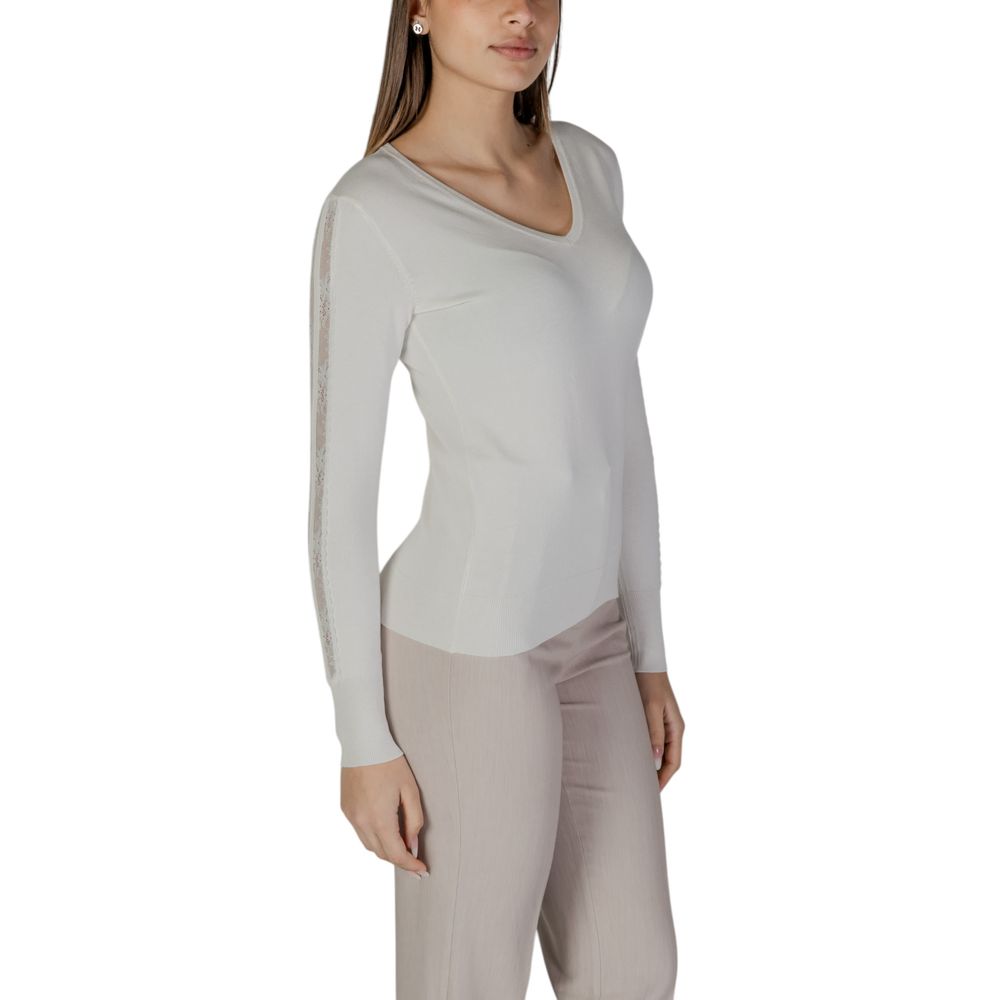 Street One White Long Sleeve T-Shirt for Women detail view