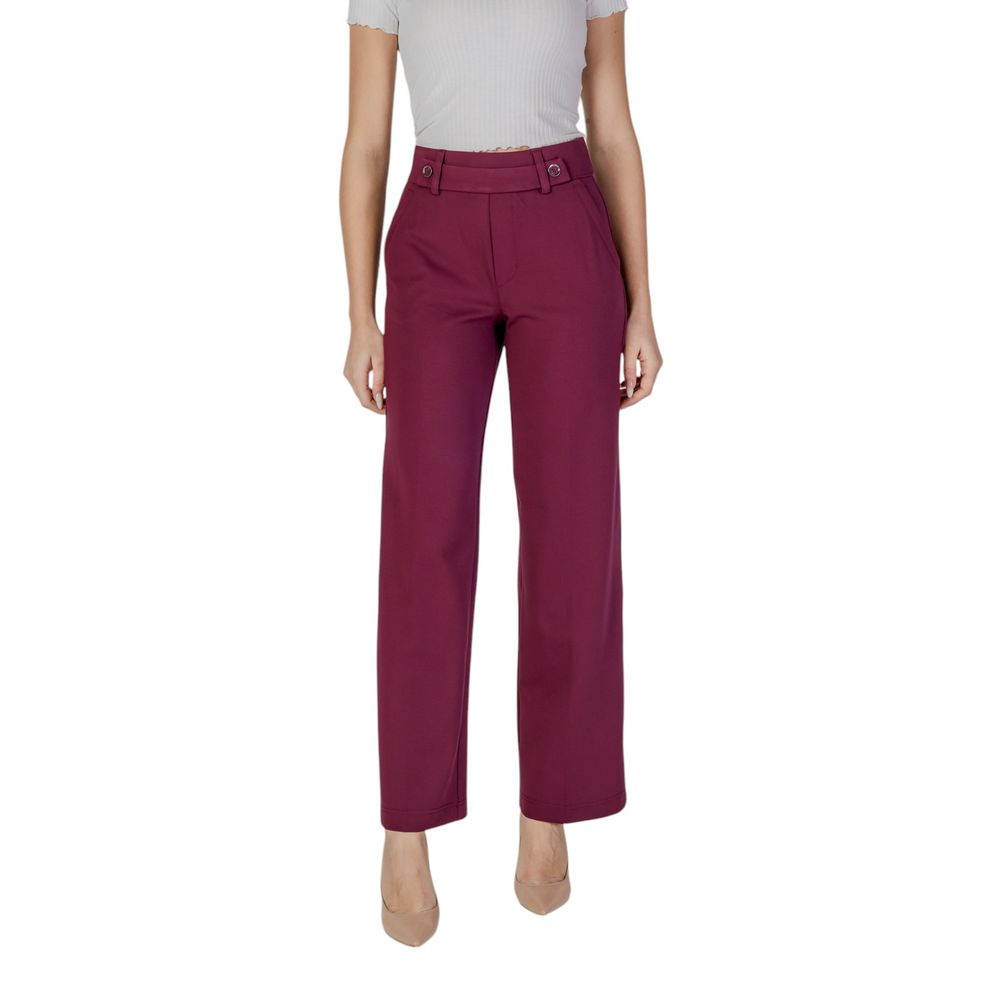 Street One Purple Casual Pants for Women