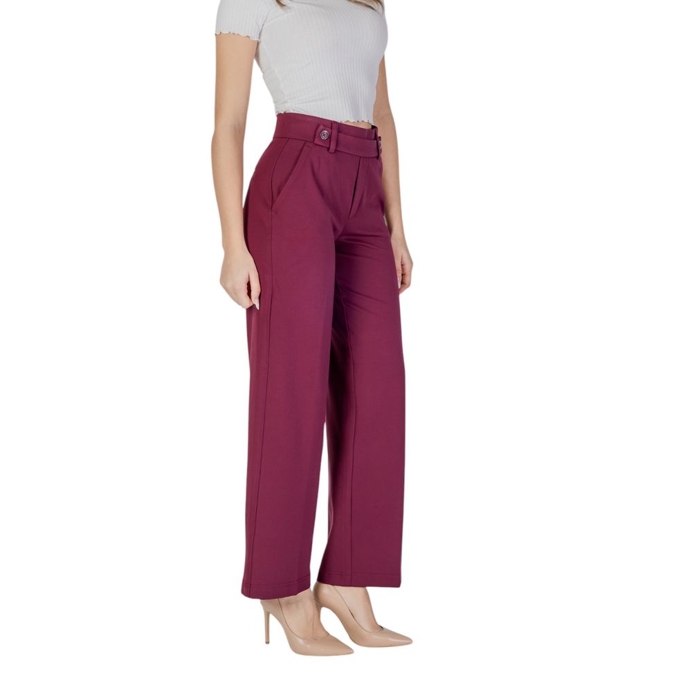 Street One Purple Casual Pants for Women detail view