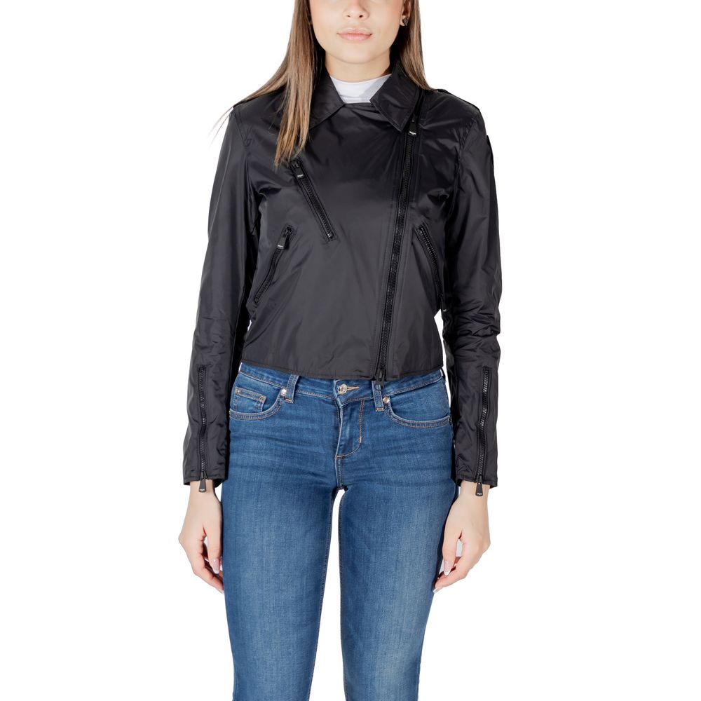 Blouson de motard Blauer noir en polyamide