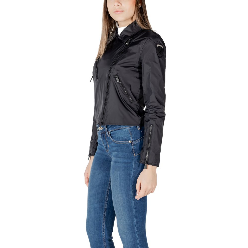 Blouson de motard Blauer noir en polyamide