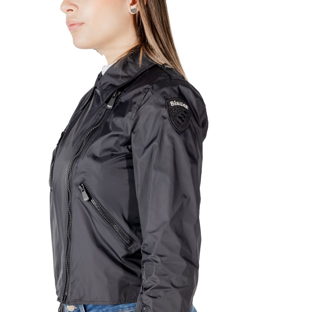 Blouson de motard Blauer noir en polyamide