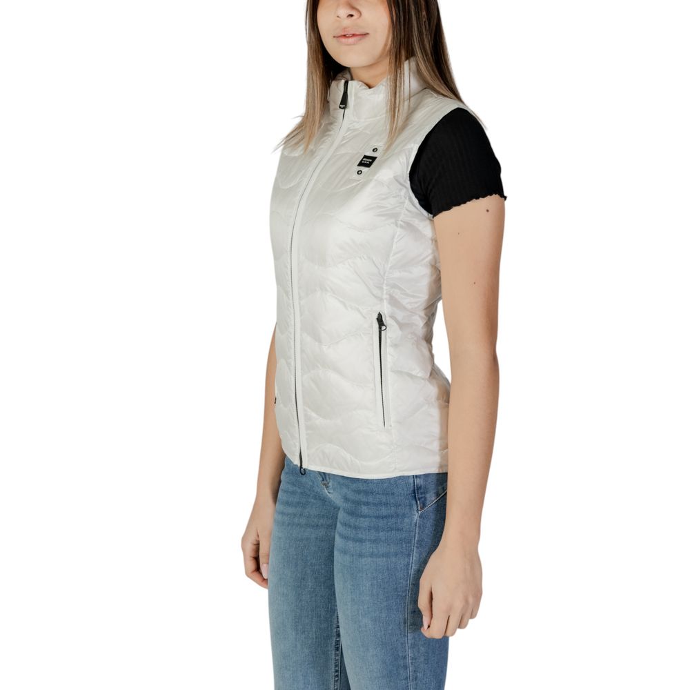 Blauer White Sleeveless Jacket for Women alternate view