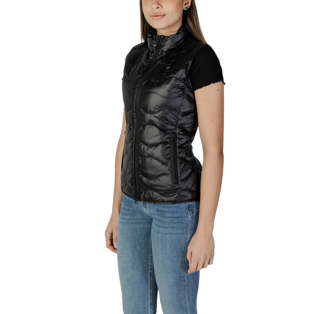 Blauer Black Sleeveless Jacket for Women alternate view